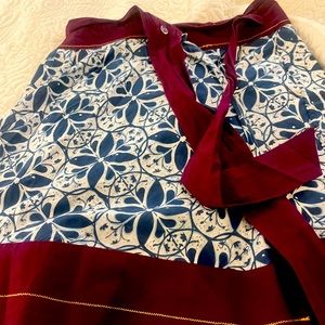 Anthropologie wrap skirt size 2